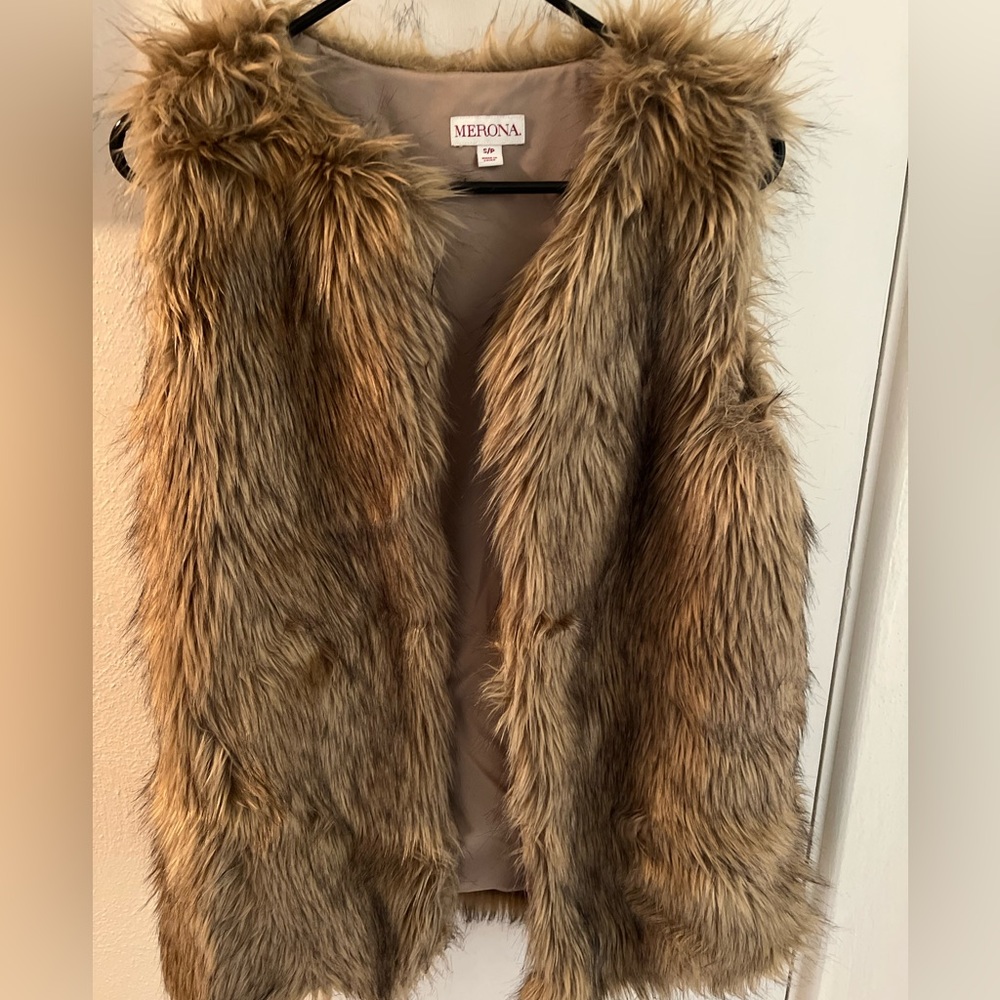 Merona Faux Fur Vest